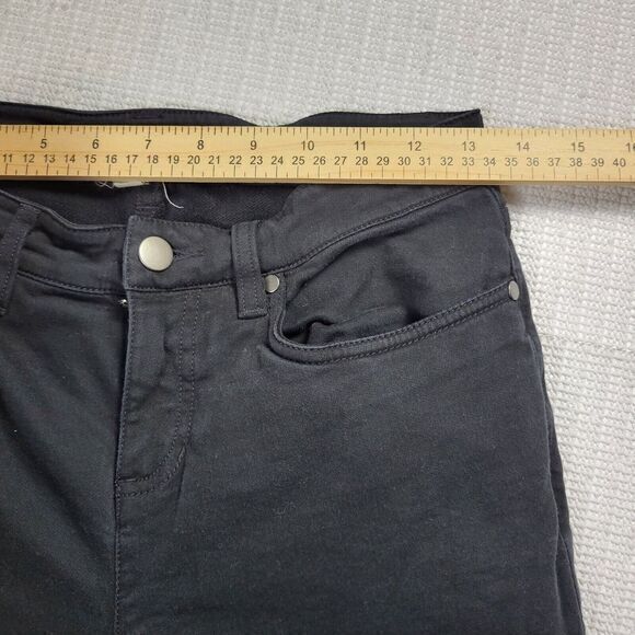 Eileen Fisher Skinny Jeans Black Mid Rise Size‎ XXS Organic Cotton READ - Picture 7 of 9